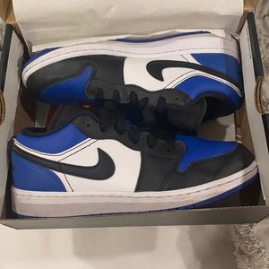 Air Jordan 1 low (gs) (sport royal/black-white)